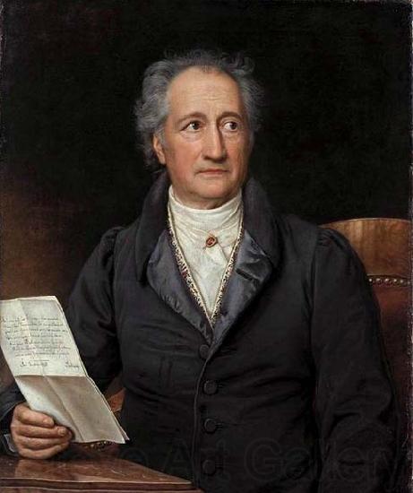 Joseph Stieler Johann Wolfgang von Goethe France oil painting art
